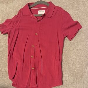 Denim & Flower Vibrant Red Shirt